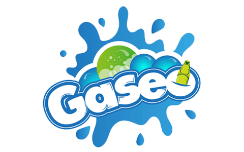 logo design service for Gaseo flavoured soda