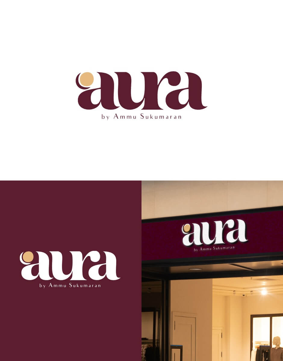 Aura Fashion Vault - branding